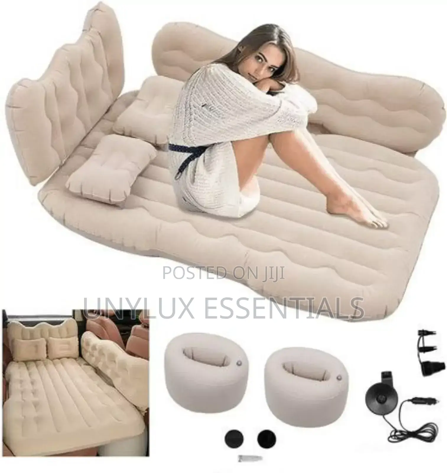Portable Rear Seat Inflatable Car Sofa/ Mattress