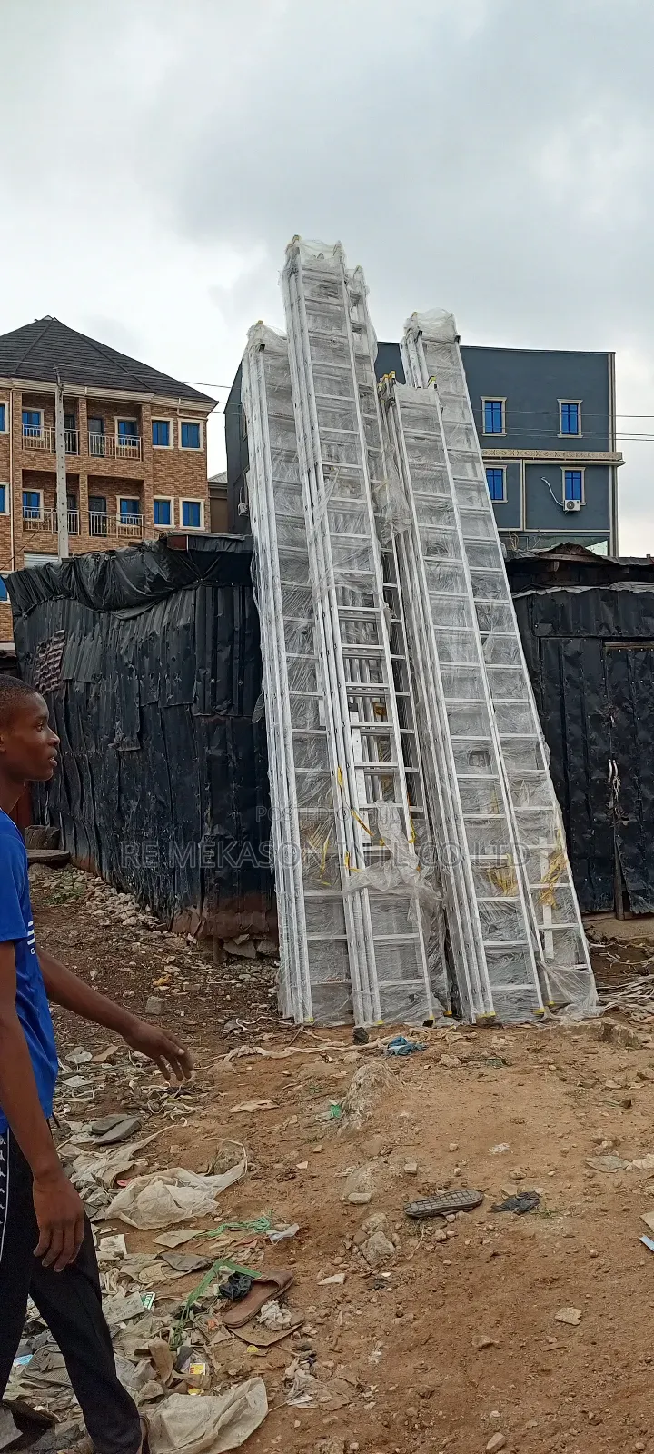 20x2 (40ft) Industrial Heavy Duty Aluminium Ladder