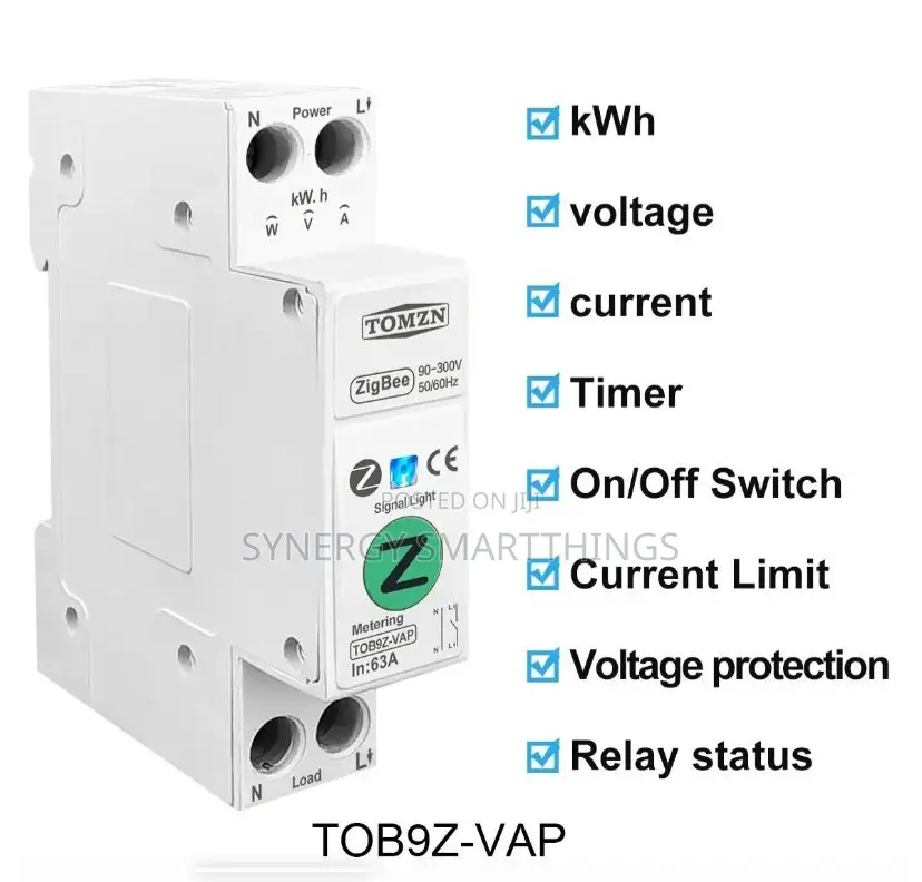Tuya Zigbee 1pole Breaker 63amps
