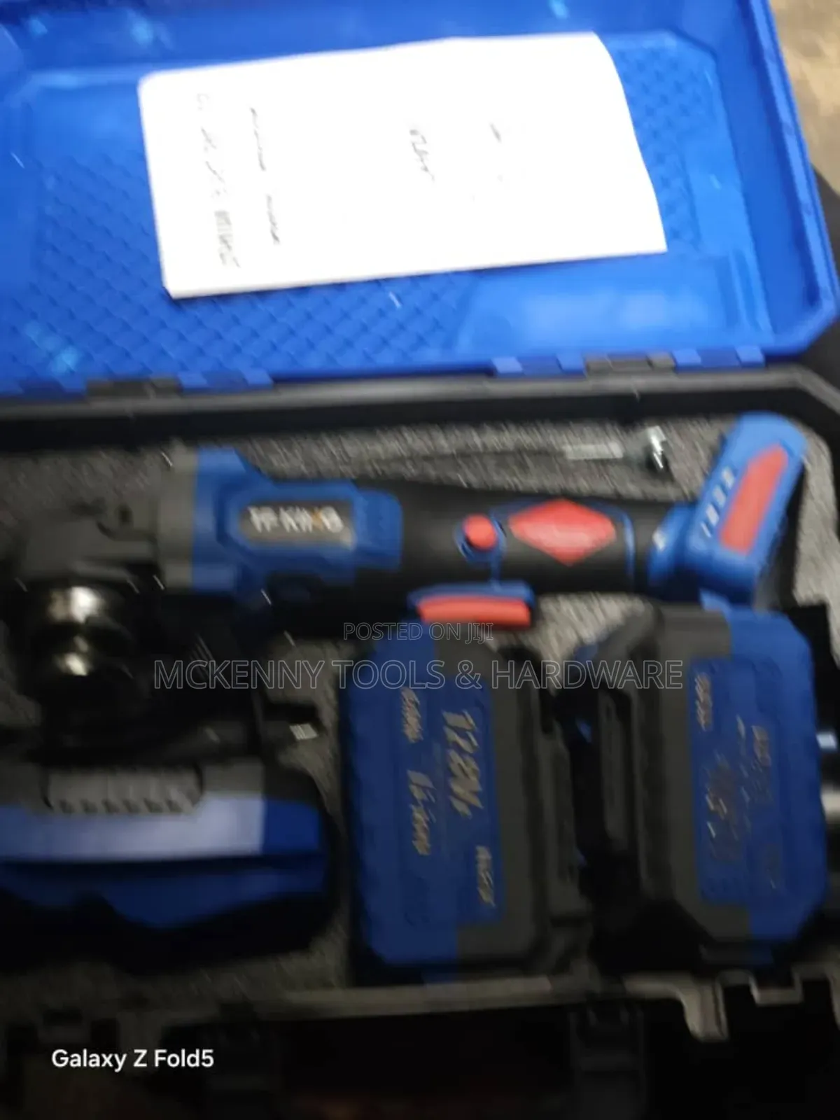 Tf King 128vf Cordless Angle Grinder Set
