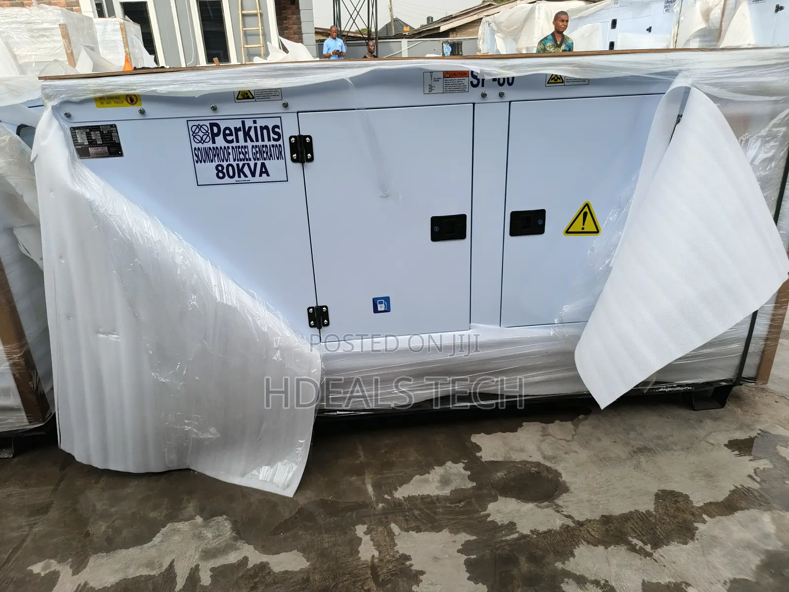 80kva Perkins Low-Noise Soundproof Diesel Engine Generator