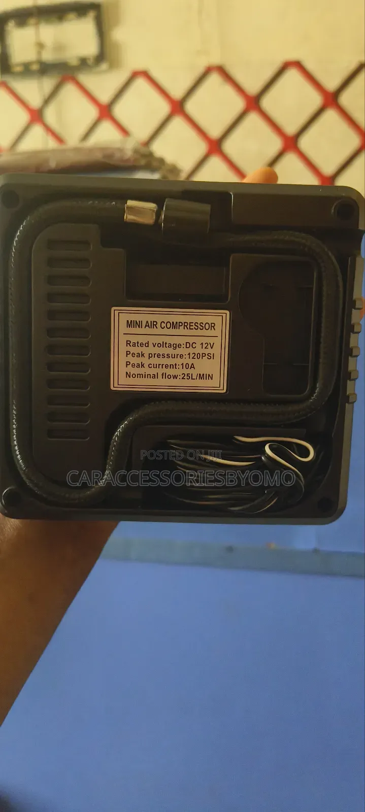 Car Tyre Inflator Compressor - 12v