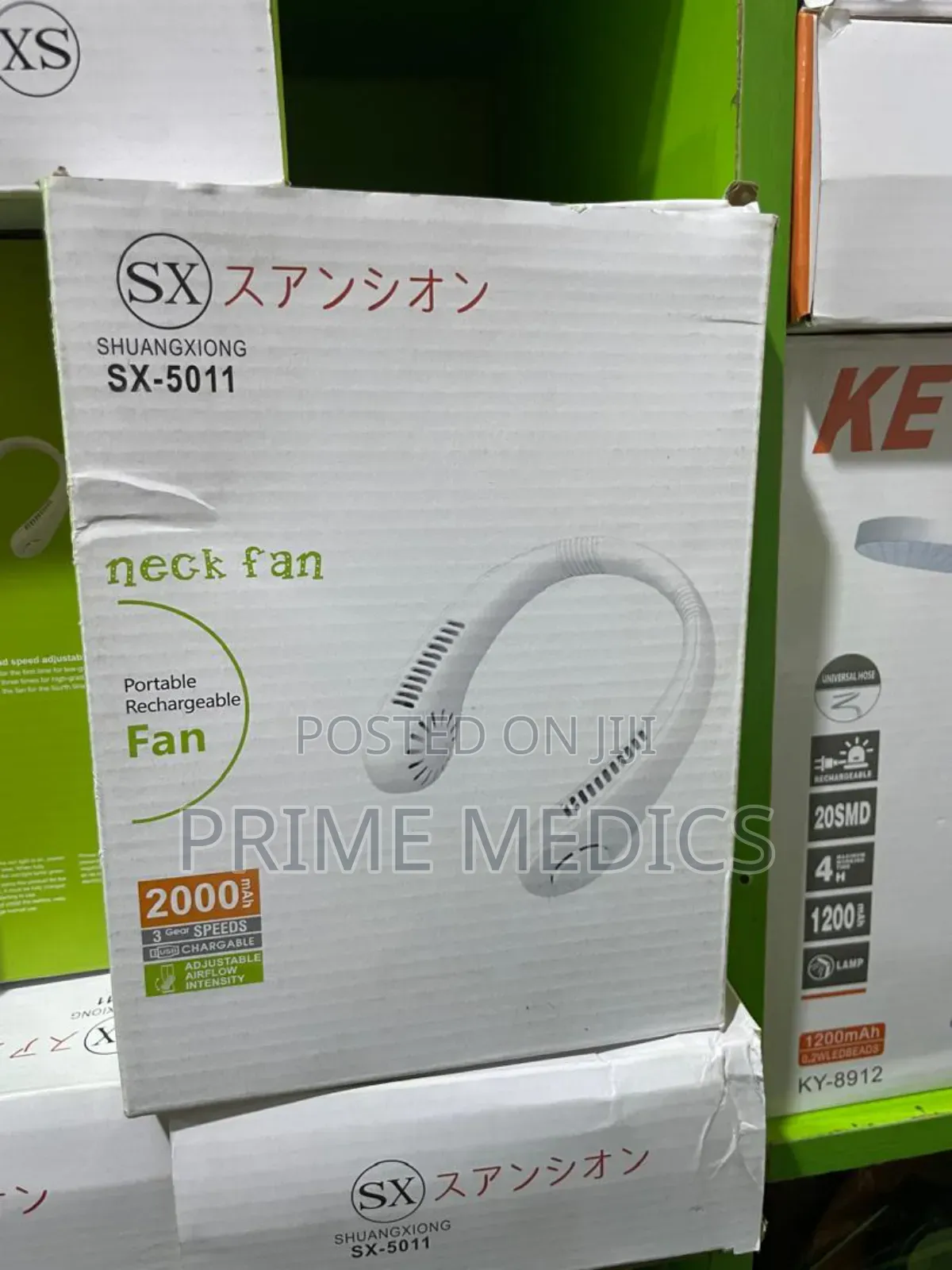 Portable Rechargeable Neck Fan
