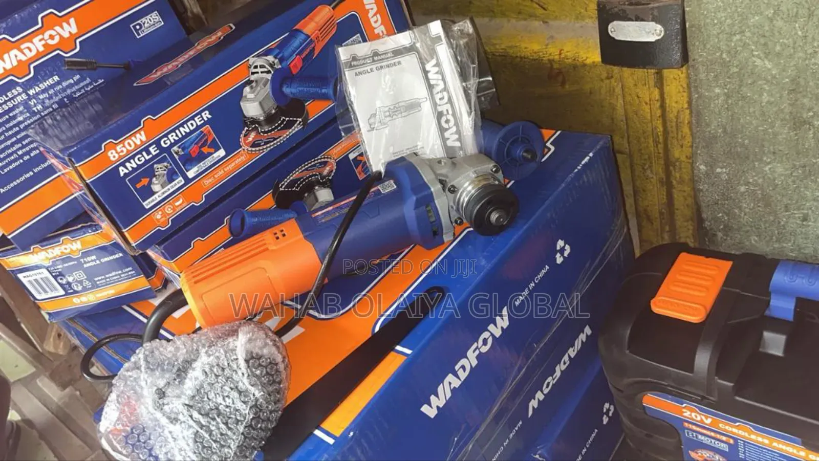 Wadfow 850w Angle Grinder 125mm 12,000rpm