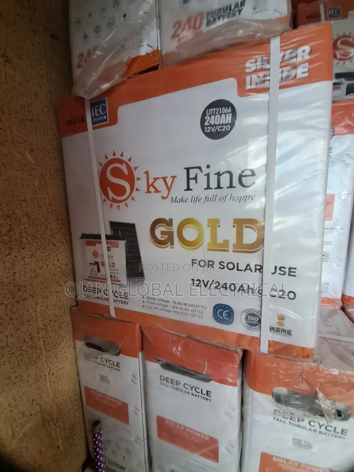 Sky Fine 12v/240ah Solar Battery