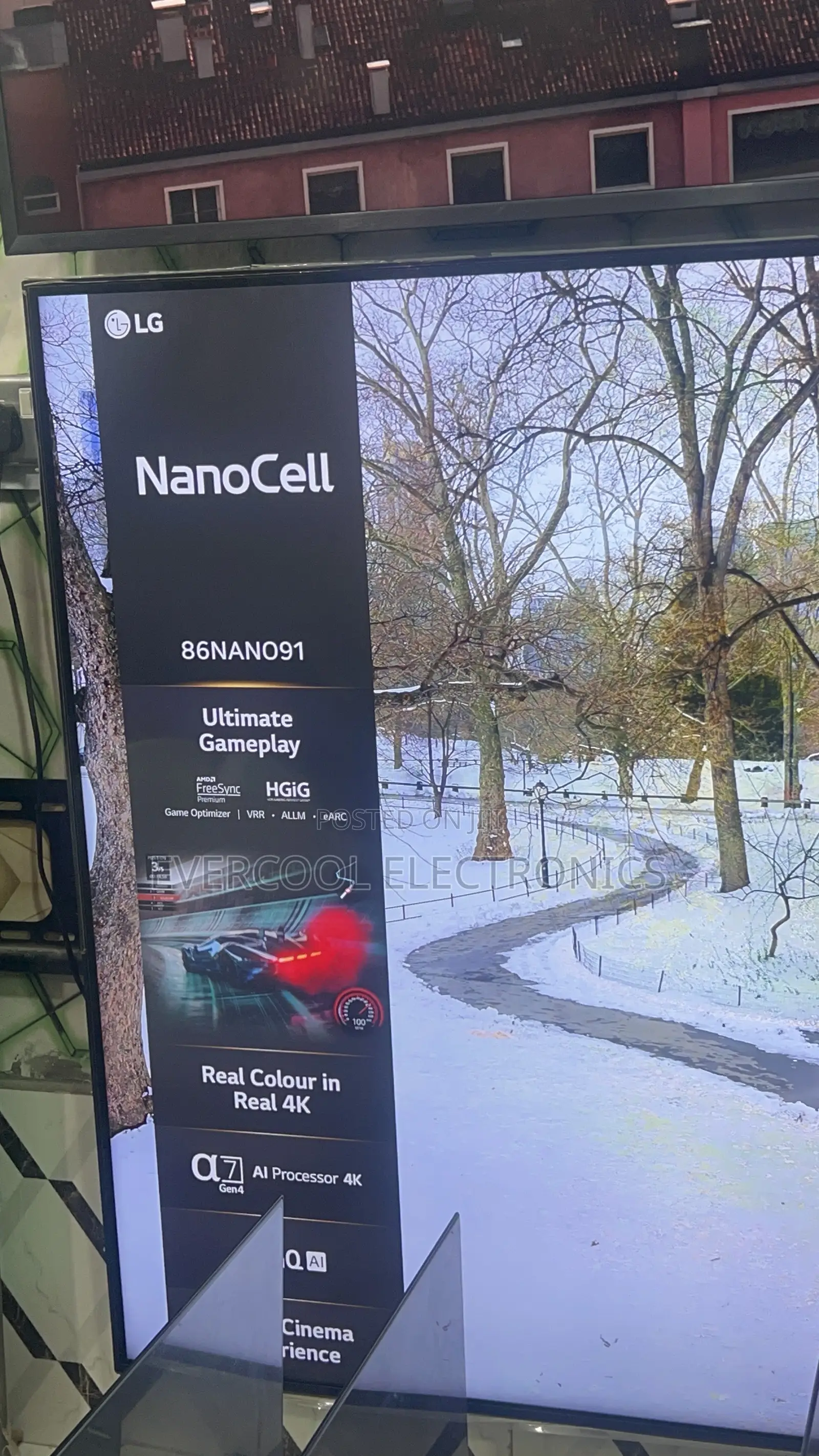 Heavy-Duty 86” Lg Nano91 Ultra Hd Smart Tv