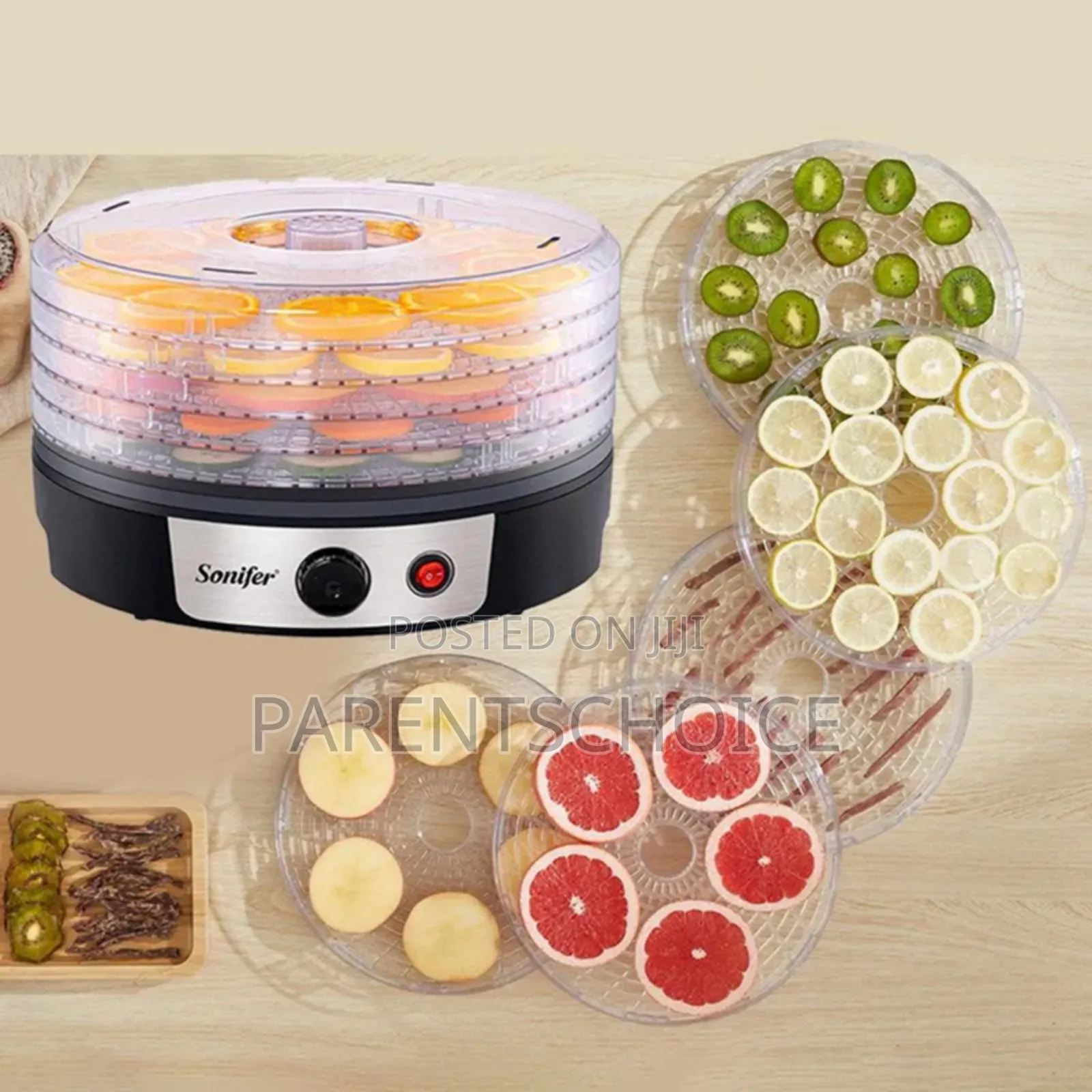 Sonifer 5 Stage Electric Fruit Dryer 250w Mini Berry Food Dryer