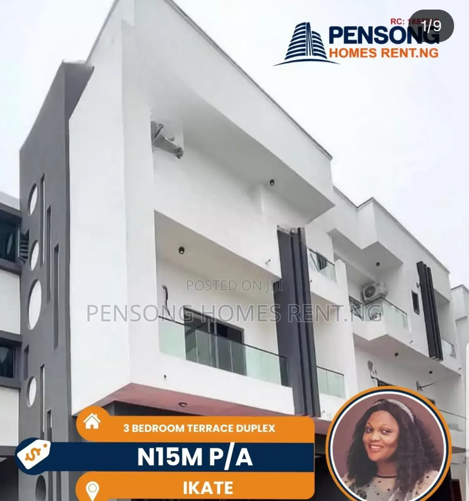3bdrm Apartment in Ikate Lekki for rent