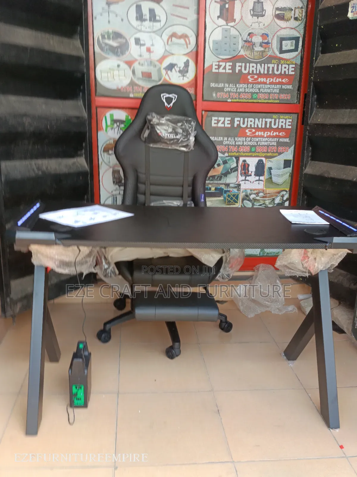 A Set of Game Table and Furgle Game Chair