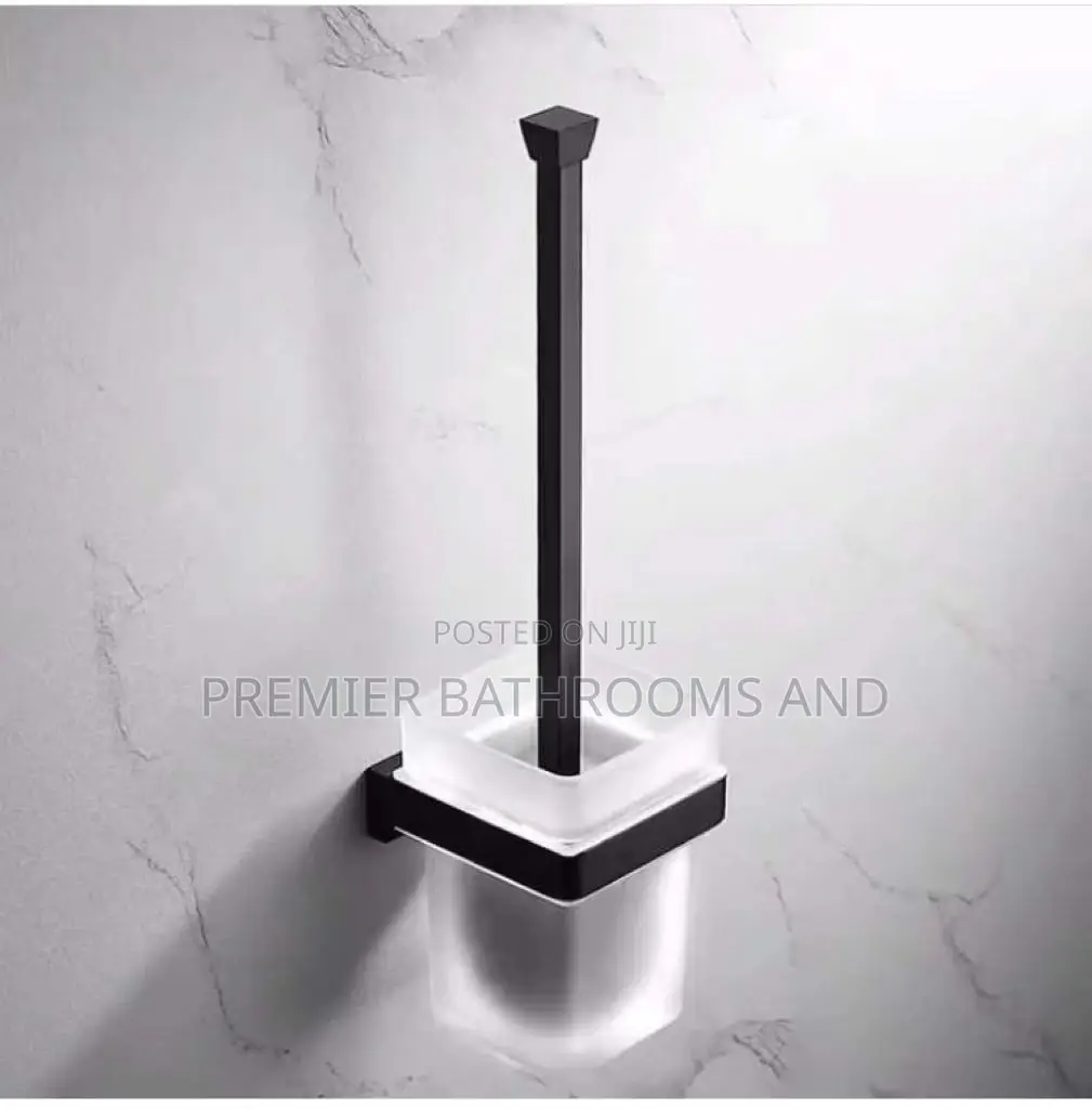 Glass Toilet Brush Holder