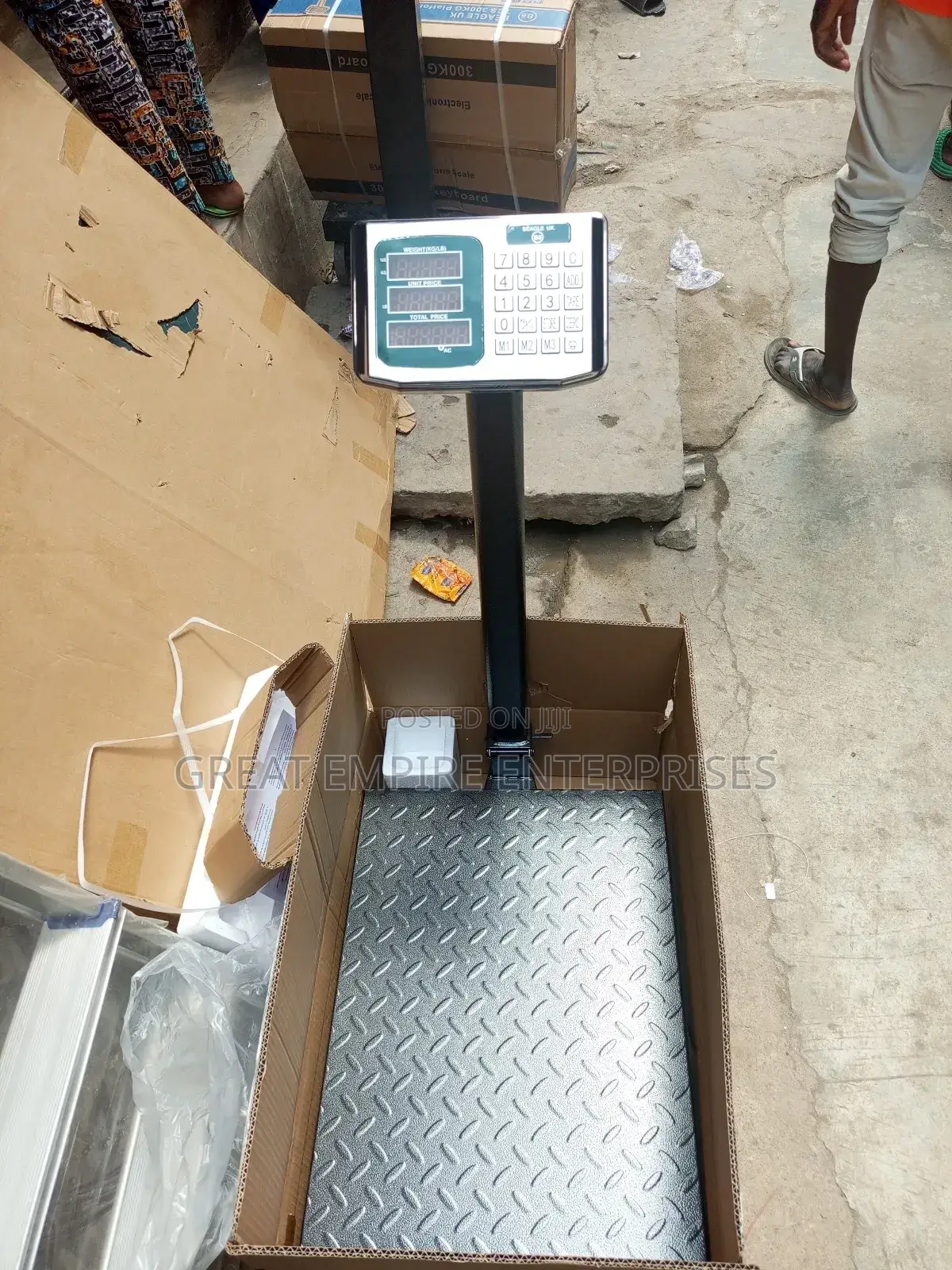 300kg Digital Weighing Scale With Double Light Green and Red