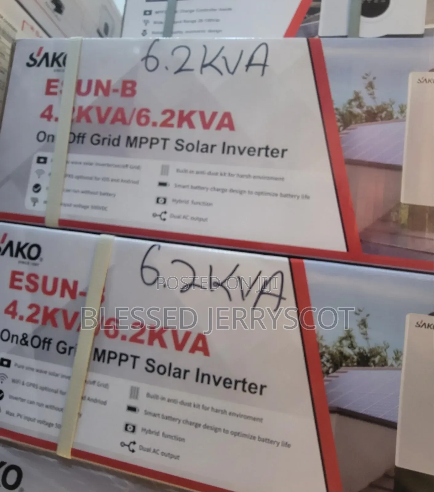 Sako 6.2kva 48v Hybrid Solar Inverters Available in Stock.