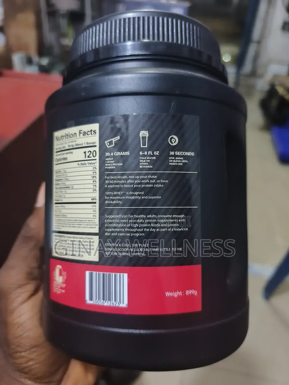 100% Diamond Standard Whey Protein Powder (899grams, Chocolate Flavor)