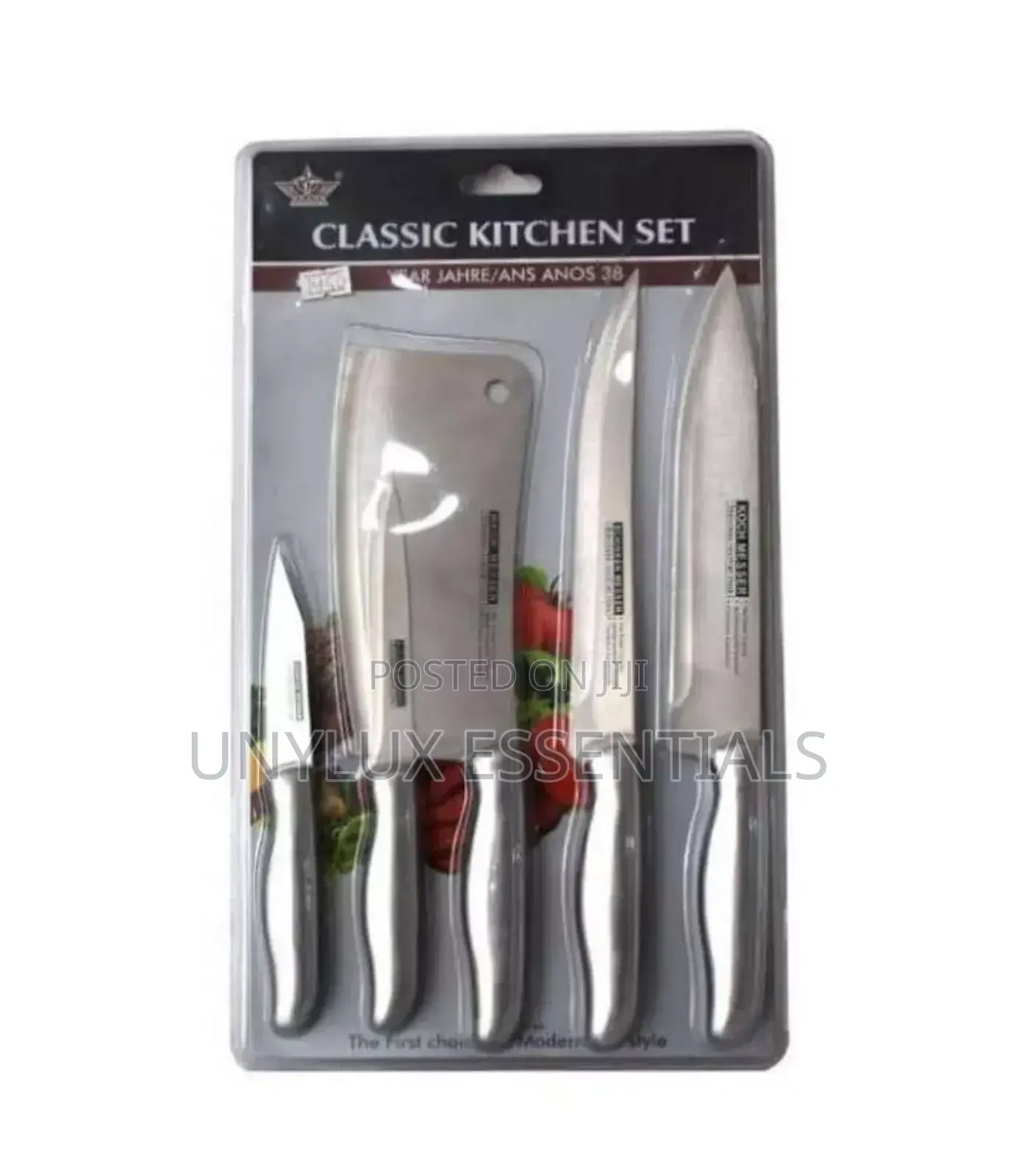 5pcs Stainless Steel Knife Set