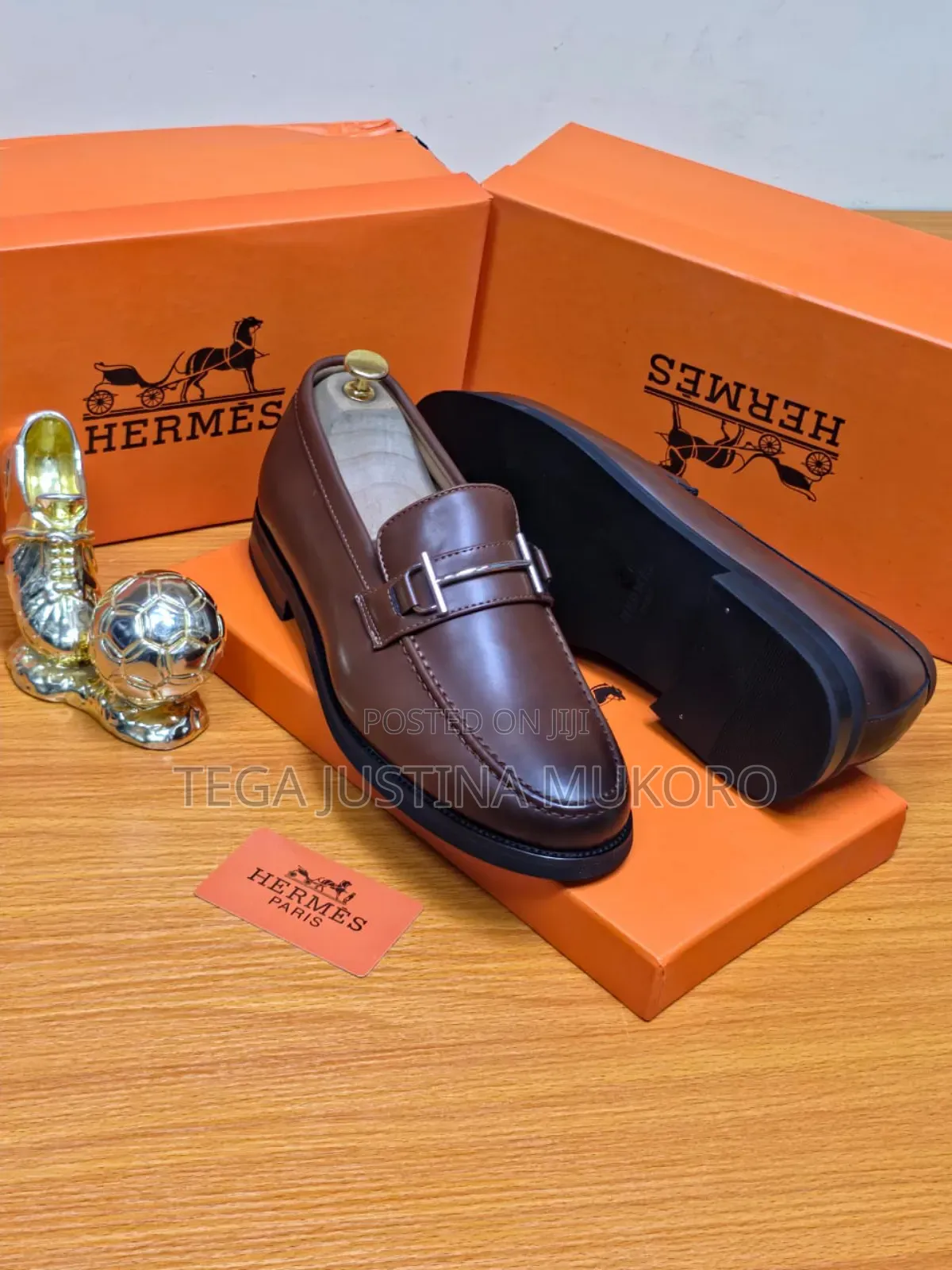 High Quality Latest Design Hermes Men's Flat Shoes
