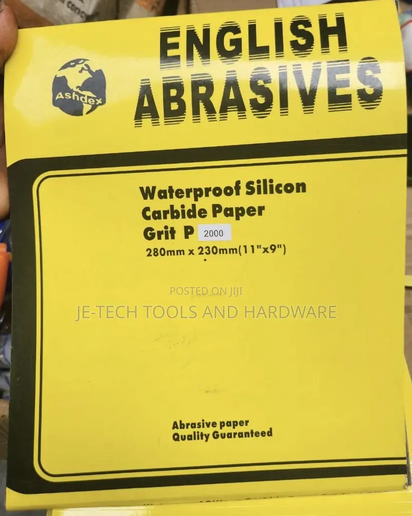 Abrasives Waterproof Silicon Carbide Paper Grit P 2000