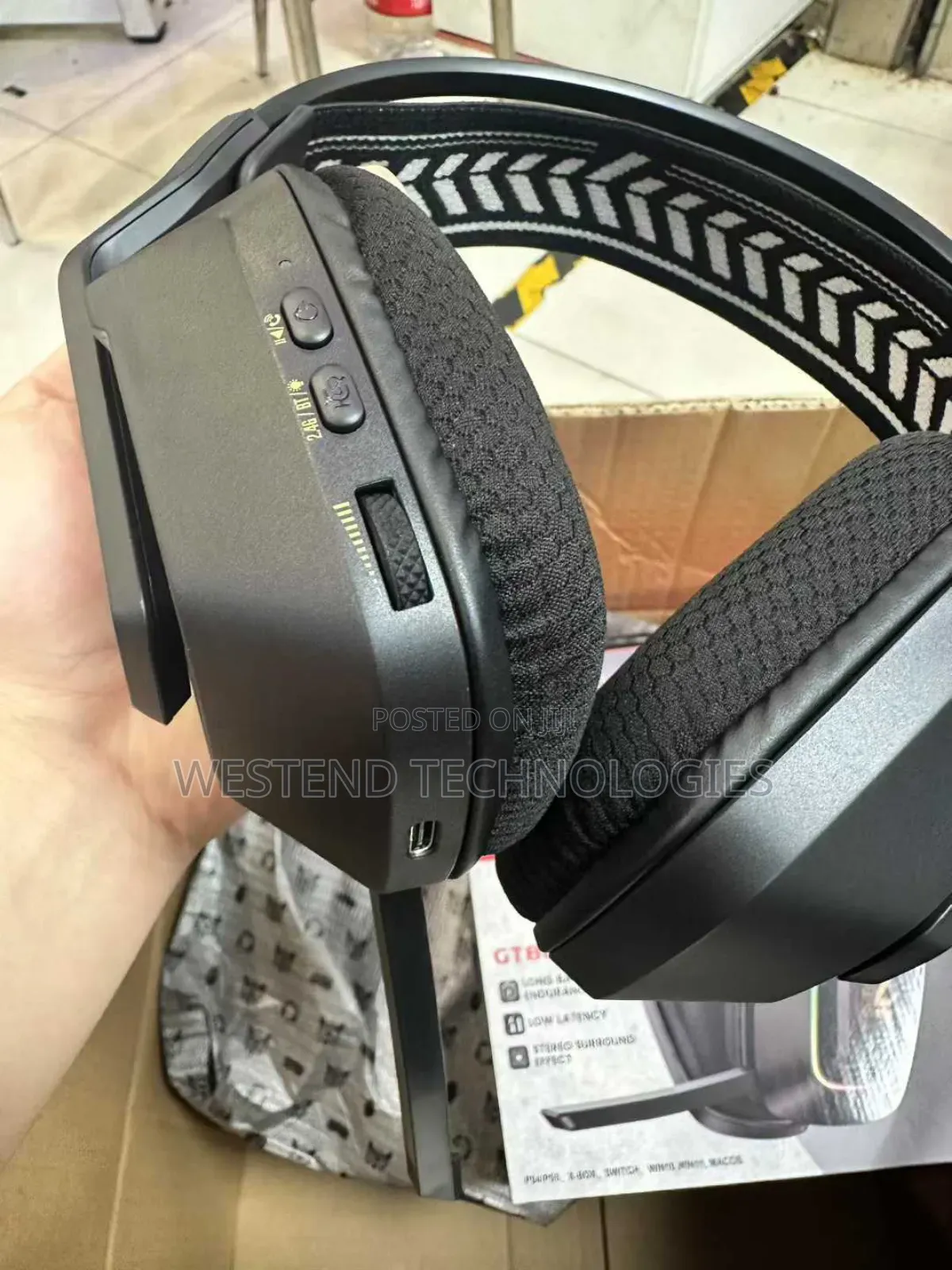 Onikuma Gt828 4-Mode RGB Wireless Gaming Headset With 55hr Playback
