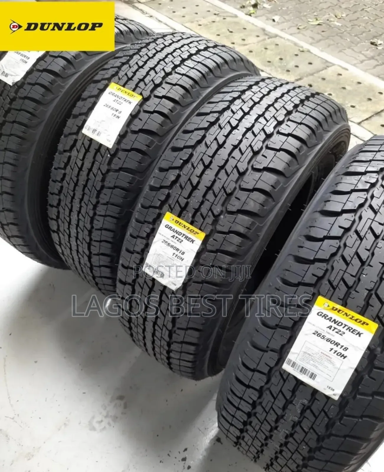 Dunlop Grandtrek At22 - 265/60r18 With 18months Warranty
