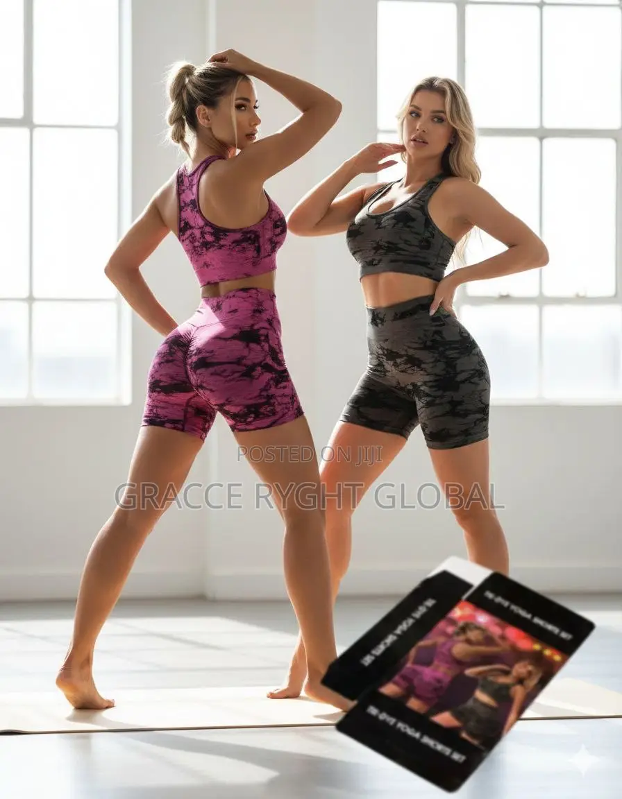 Tie and Dye Yoga 2pcs Set