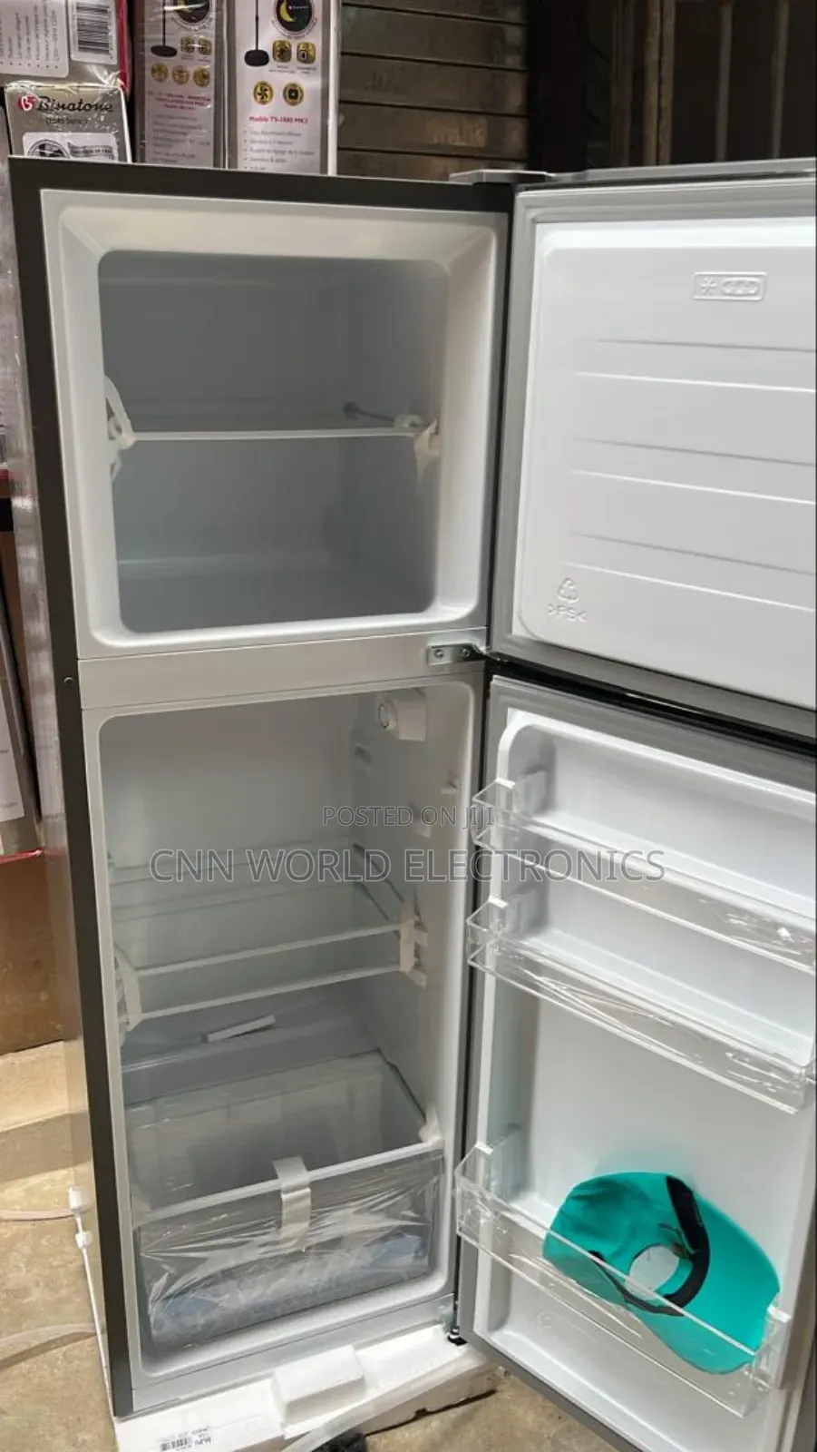 New Hisense Double Door Refrigerator(154l) Super Cooling Warranty 2yrs