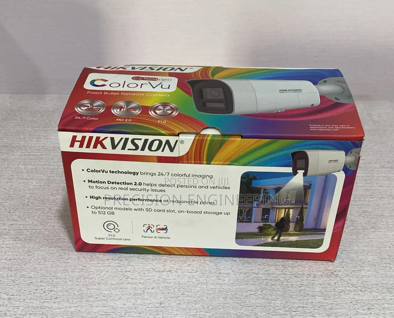Ds-2cd1047g2h-Liu/SRB 4mp Colorvu Smart Light Bullet Network Camera