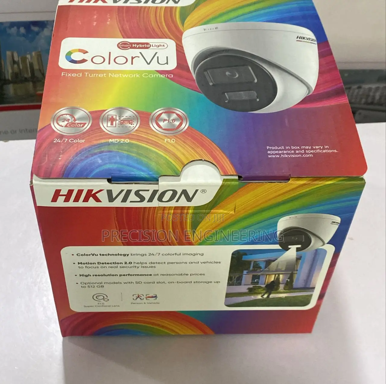 Ds-2cd1347g2h-liuf/Srb 4mp Colorvu Smart Light Turret Network Camera