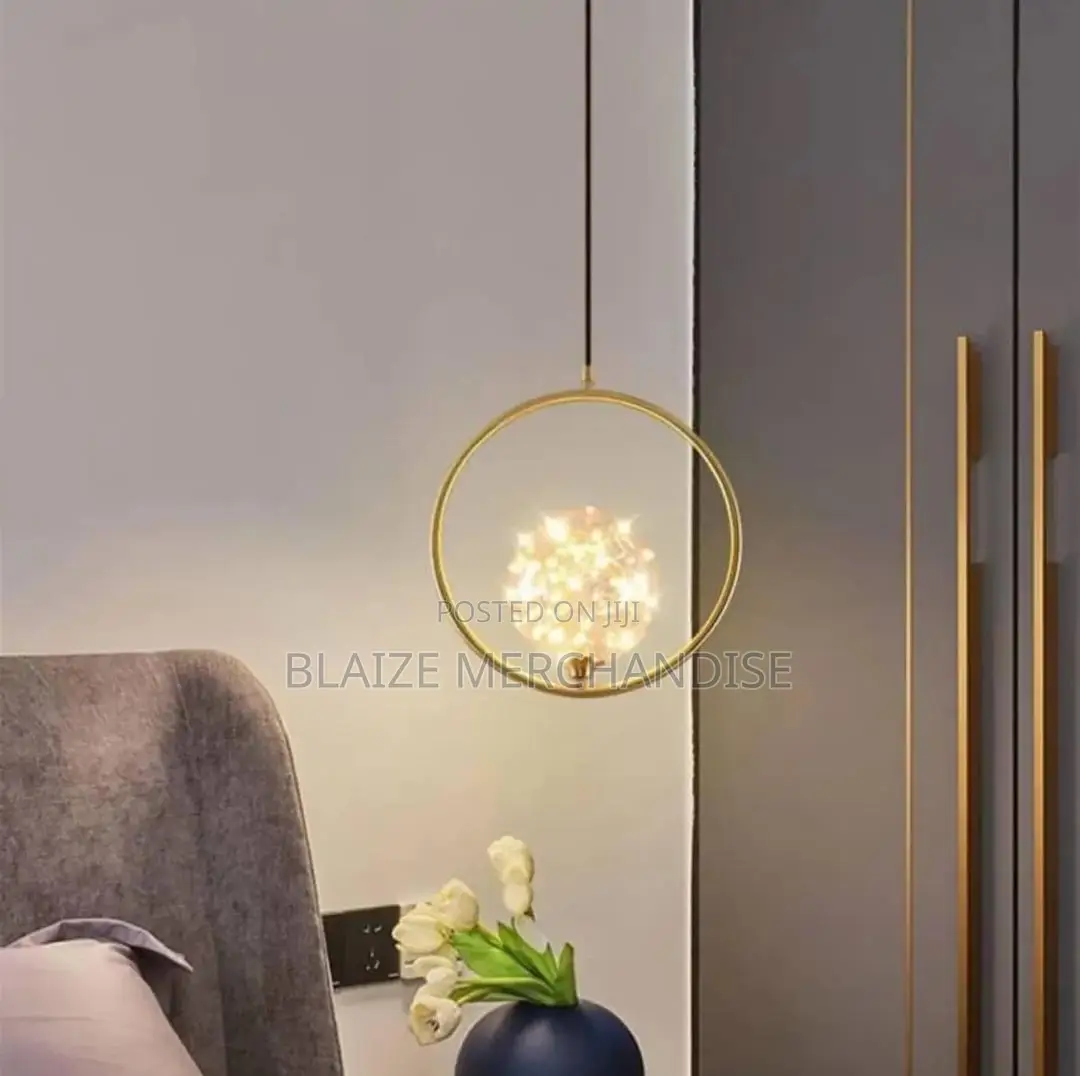 Gold Dropping Pendant Chandelier