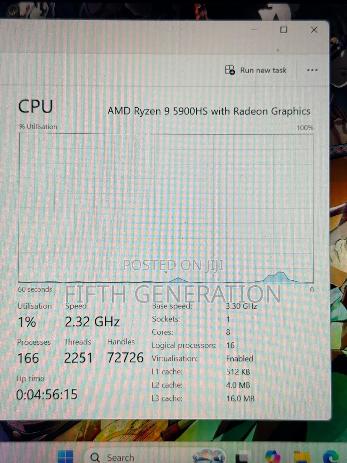 Laptop Asus ROG Zephyrus G14 16GB AMD Ryzen 9 SSD 1T