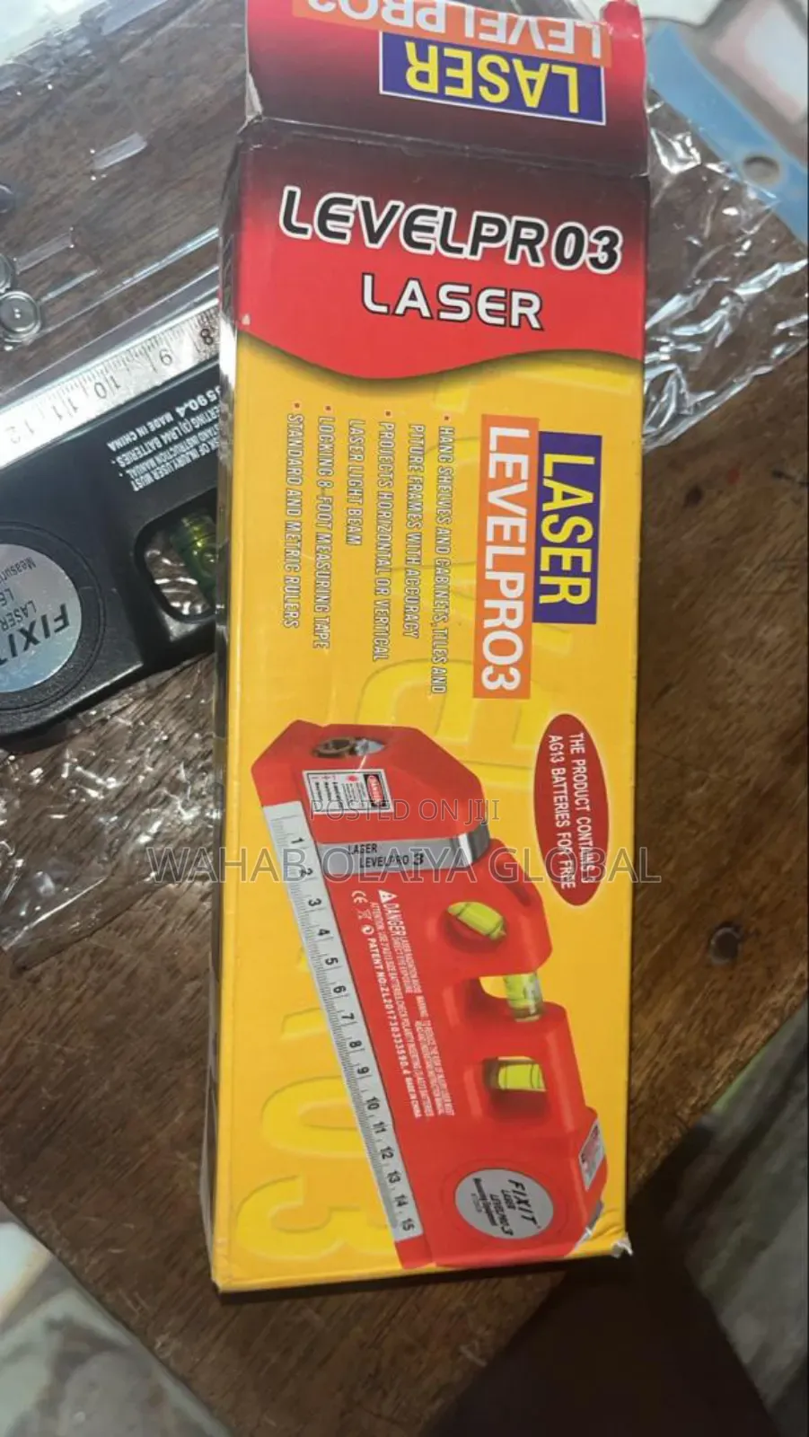 Fixit Laser Level Pro 3 – 4-in-1 With Tape Measure