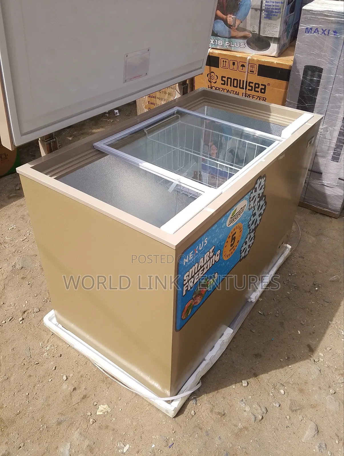 Nexus Chest Freezer Model Nx-400hel Inverter Compressor.