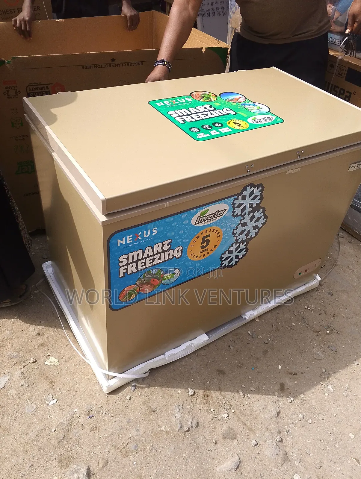 Nexus Chest Freezer Model Nx-400hel Inverter Compressor.