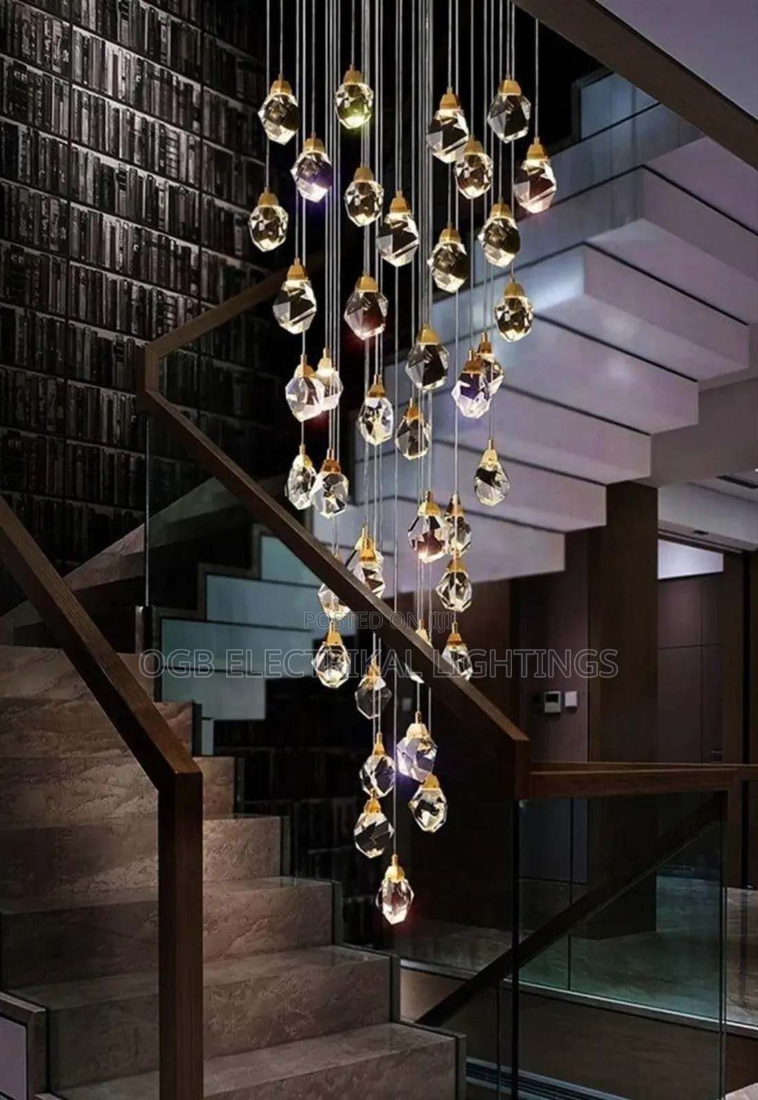 Luxury Staircase Chandelier