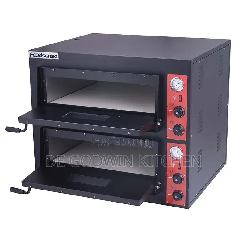 Double Deck Pizza Black Oven