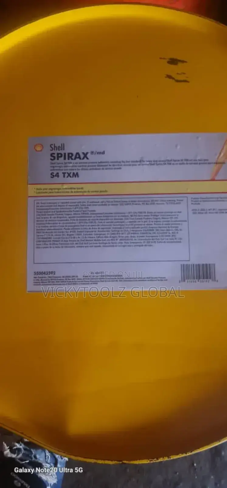 Shell Spirax S4 TXM Transmission Oil 209liters