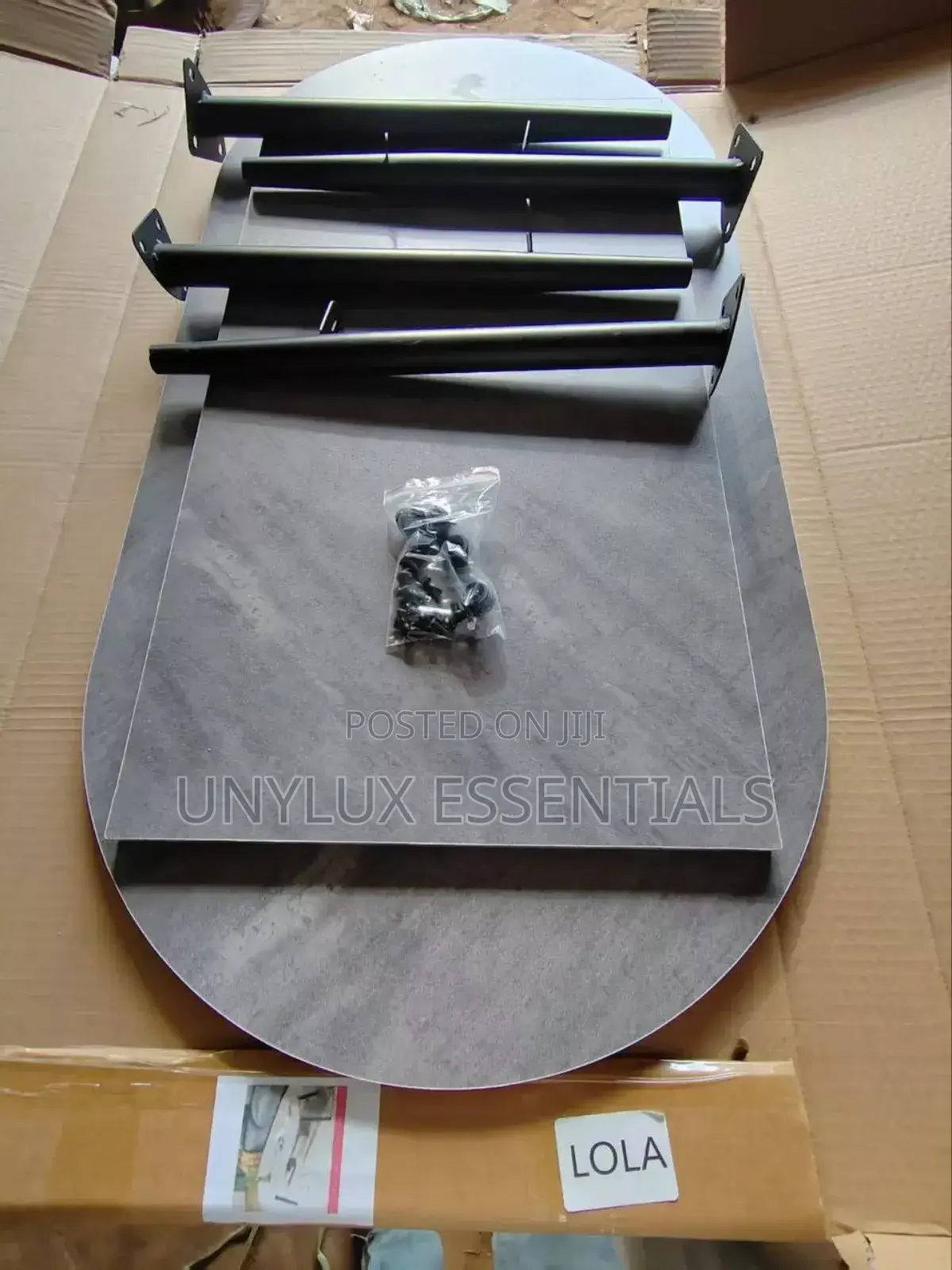 Oval Center Table 
Size 100cm