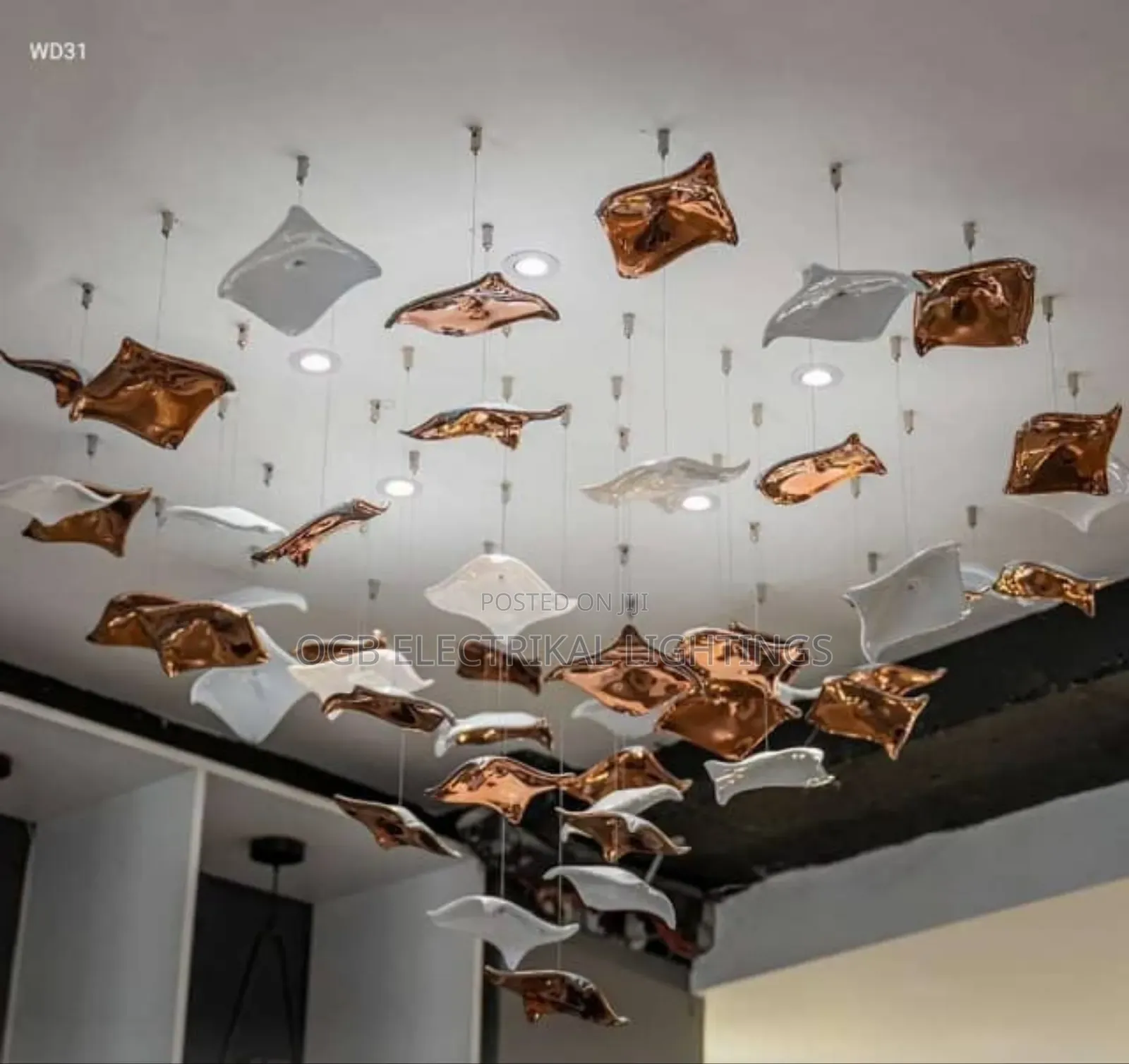 European-style Custom Glass Chandelier
