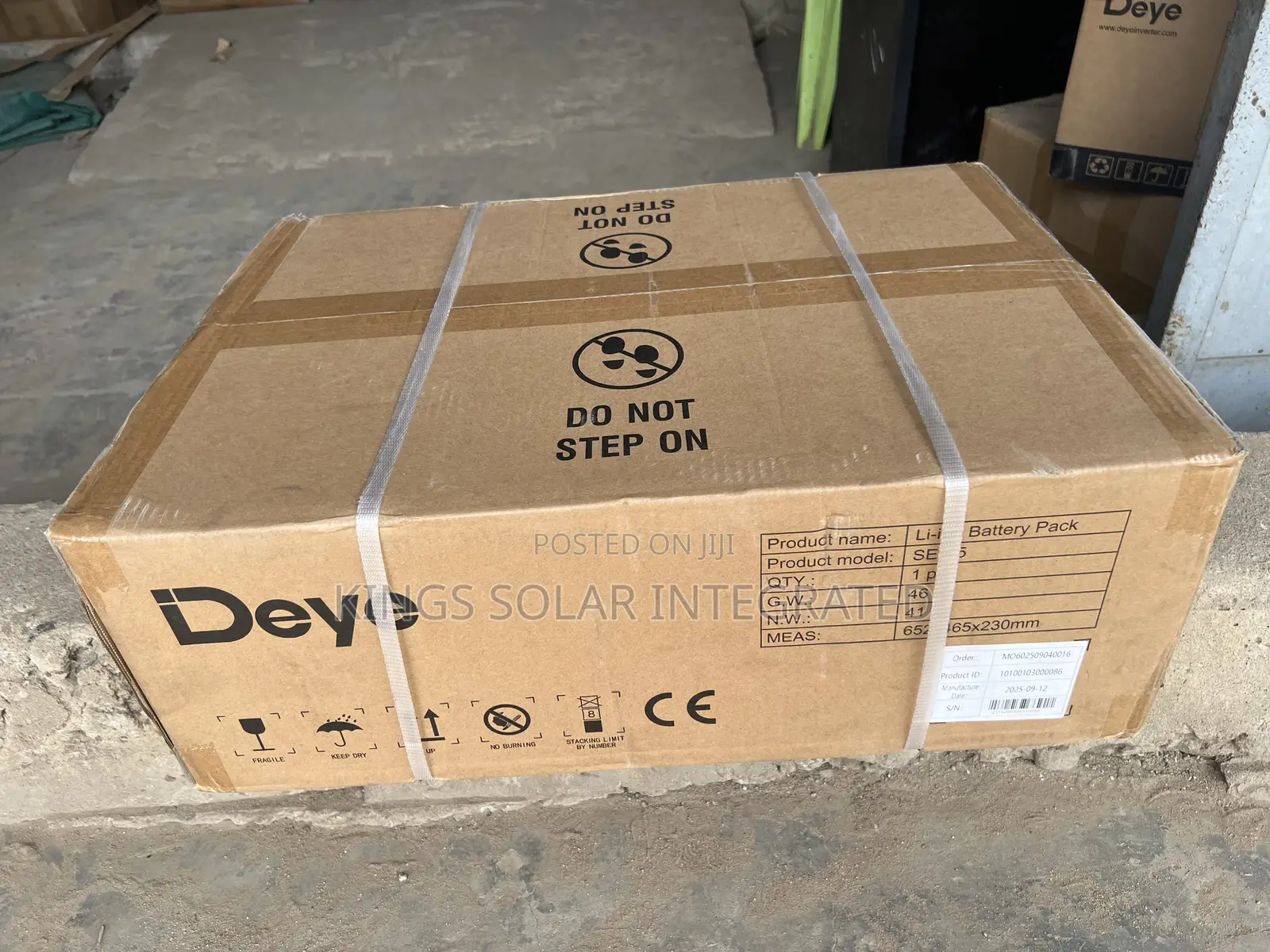 Deye 5.12kwh Lithium Battery