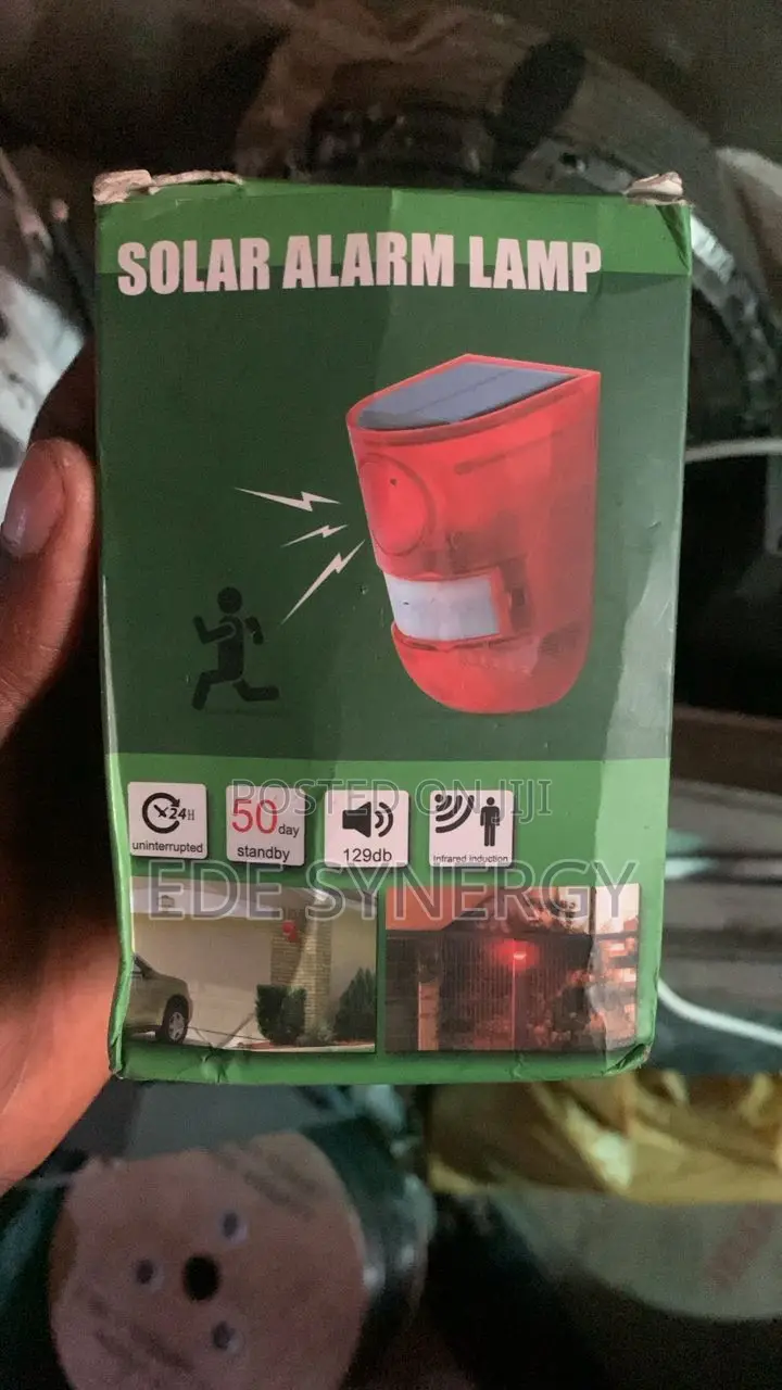 Solar Alarm Burglar Deterrent