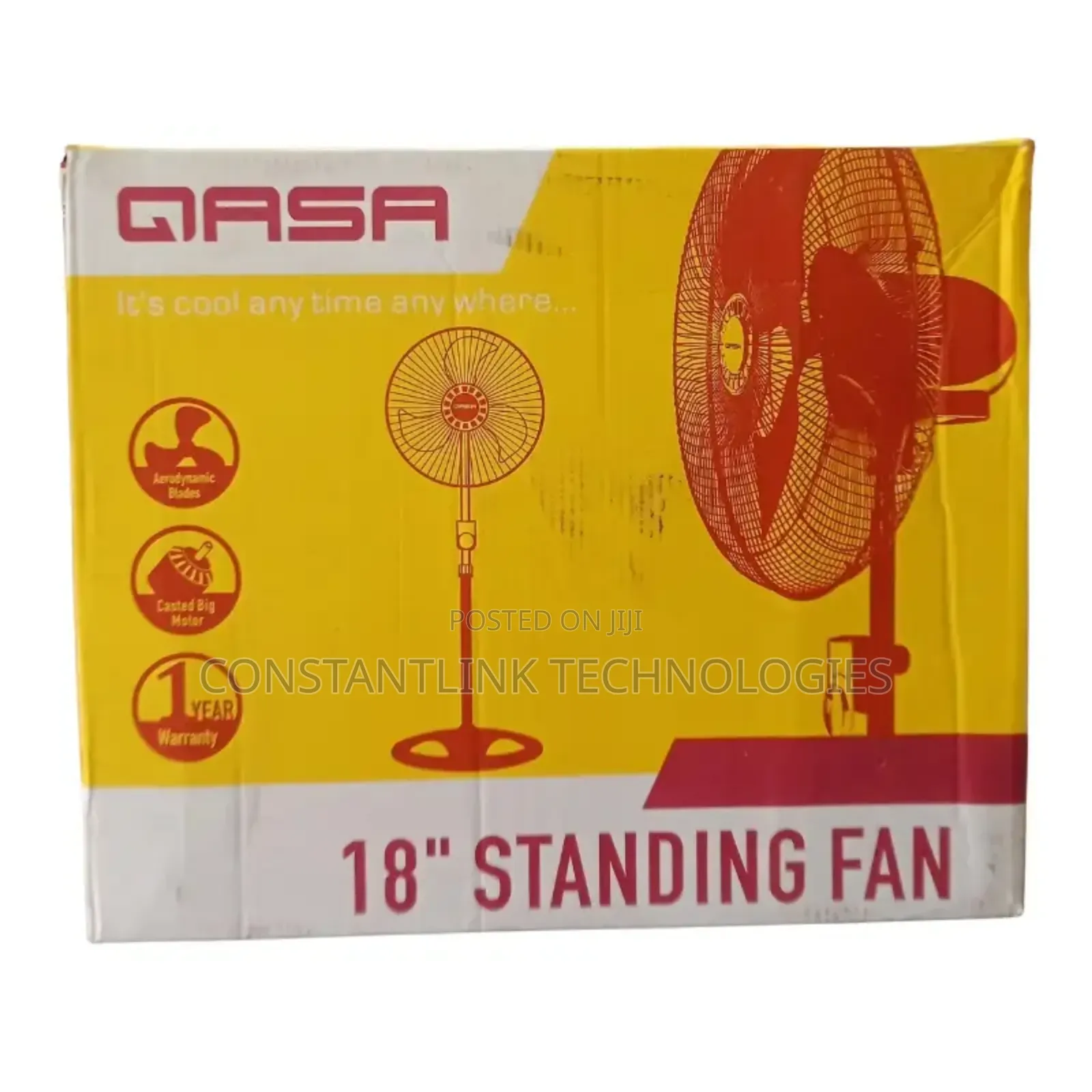 Qasa 18 Inches Standing Fan QSF-