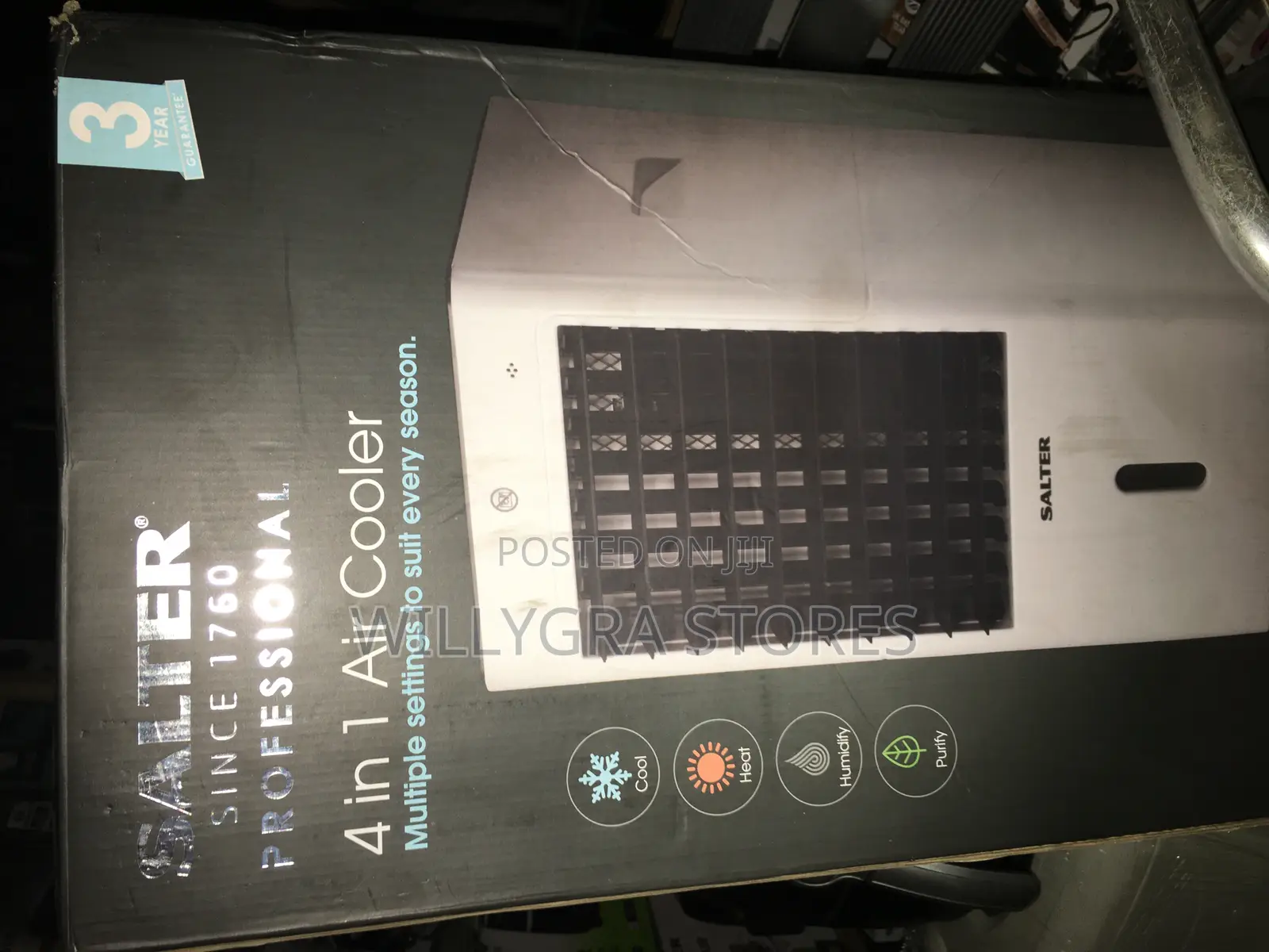 Salter 4 In 1 Air Cooler, Cool & Heat Settings, Purifies & Humidifies