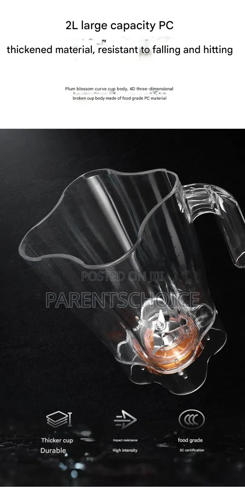 2l Commercial Blender Machine With Soundproof Cover