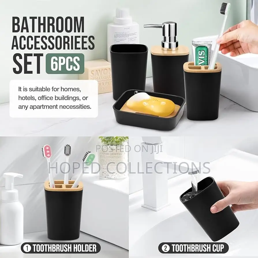 6 PCS Bathroom Set