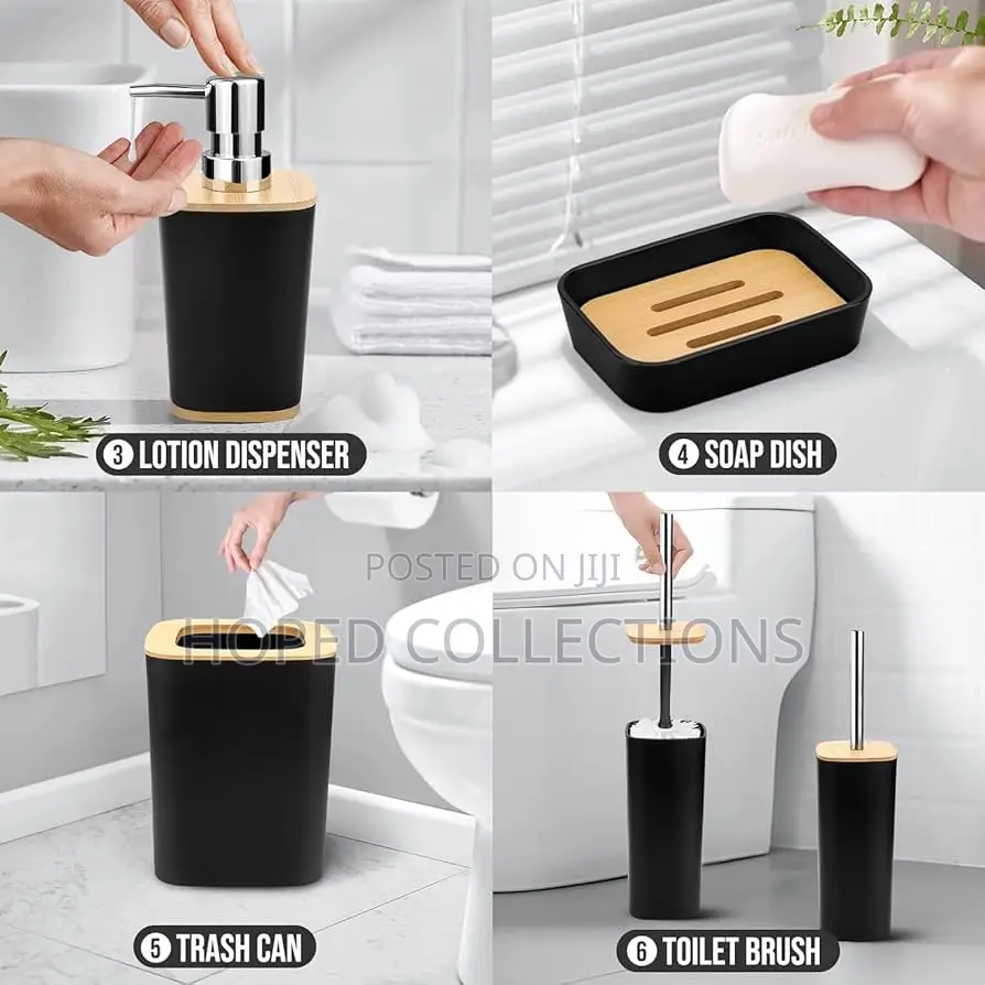 6 PCS Bathroom Set