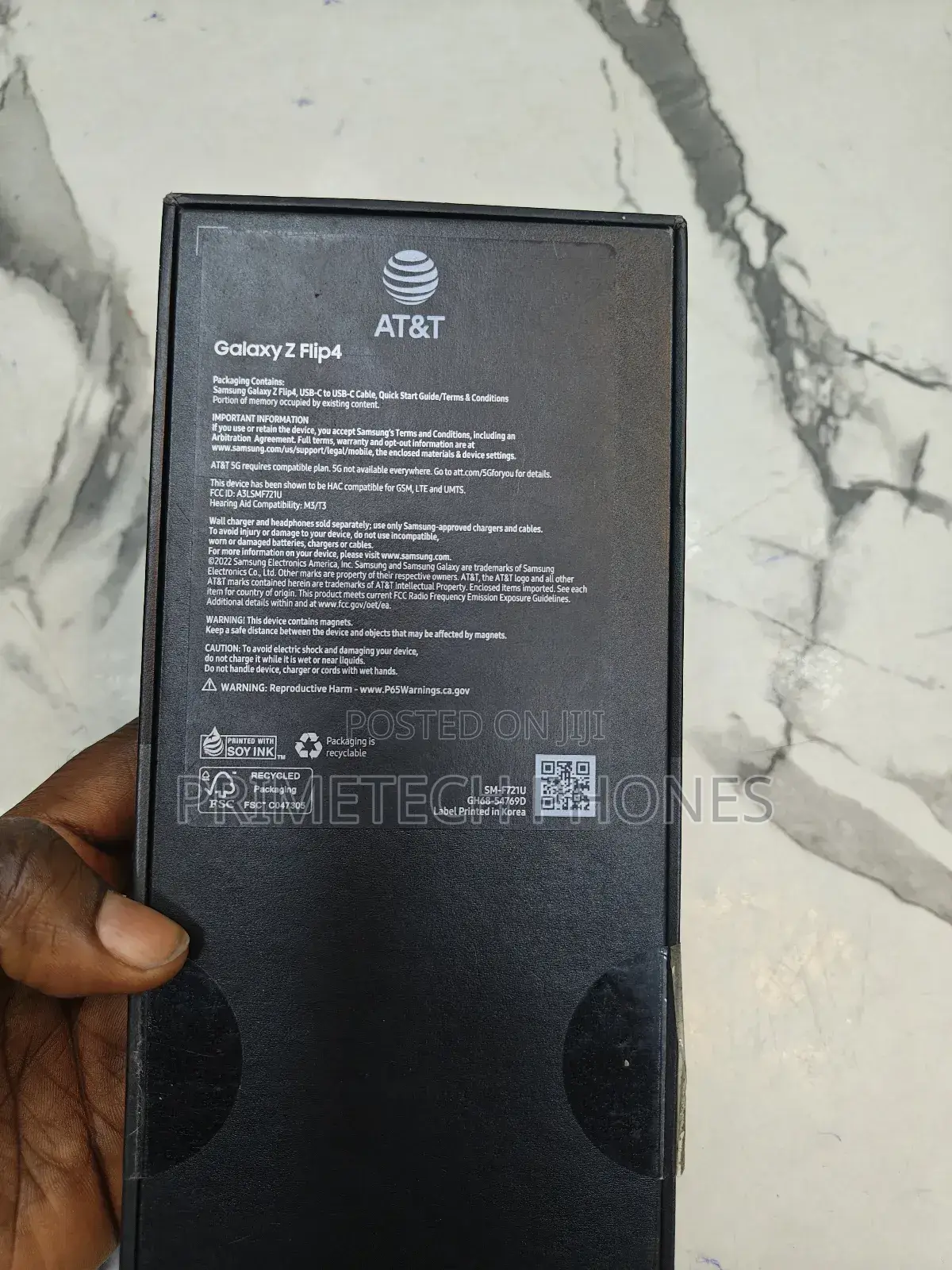 New Samsung Galaxy Z Flip4 256 GB Blue