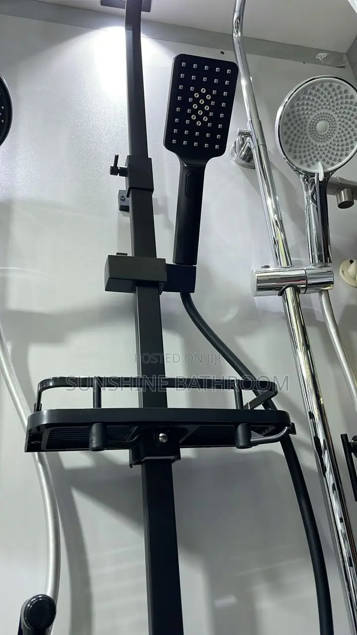 Quality Black Shower With Basket