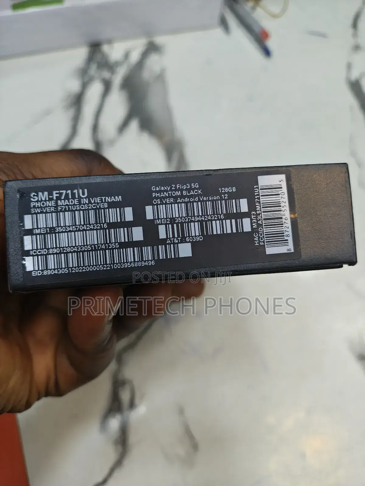New Samsung Galaxy Z Flip 3 128 GB Black