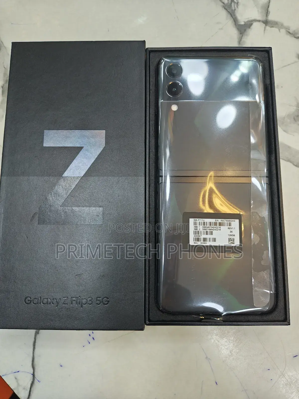 New Samsung Galaxy Z Flip 3 128 GB Black