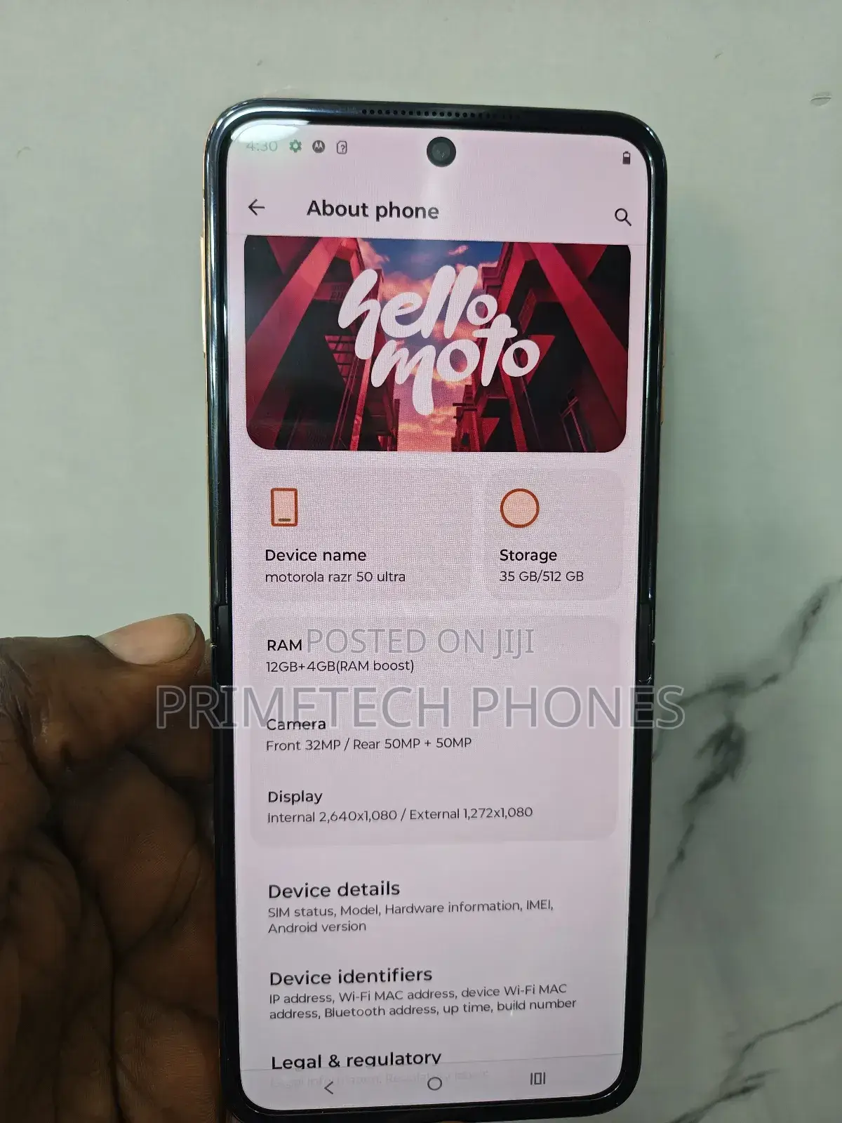 Motorola Razr 50 Ultra 512 GB Pink