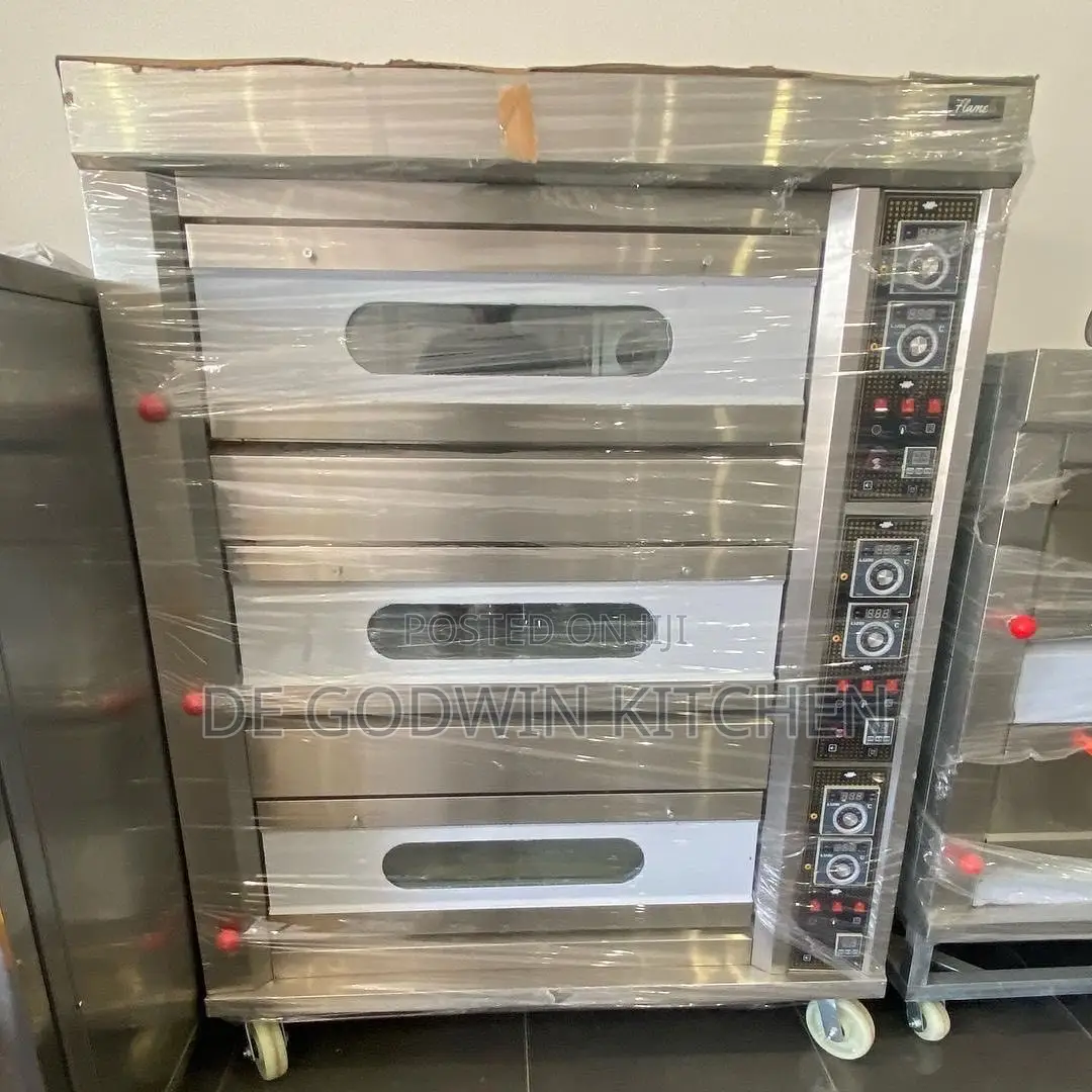 Six Tray Gas Oven 3deck