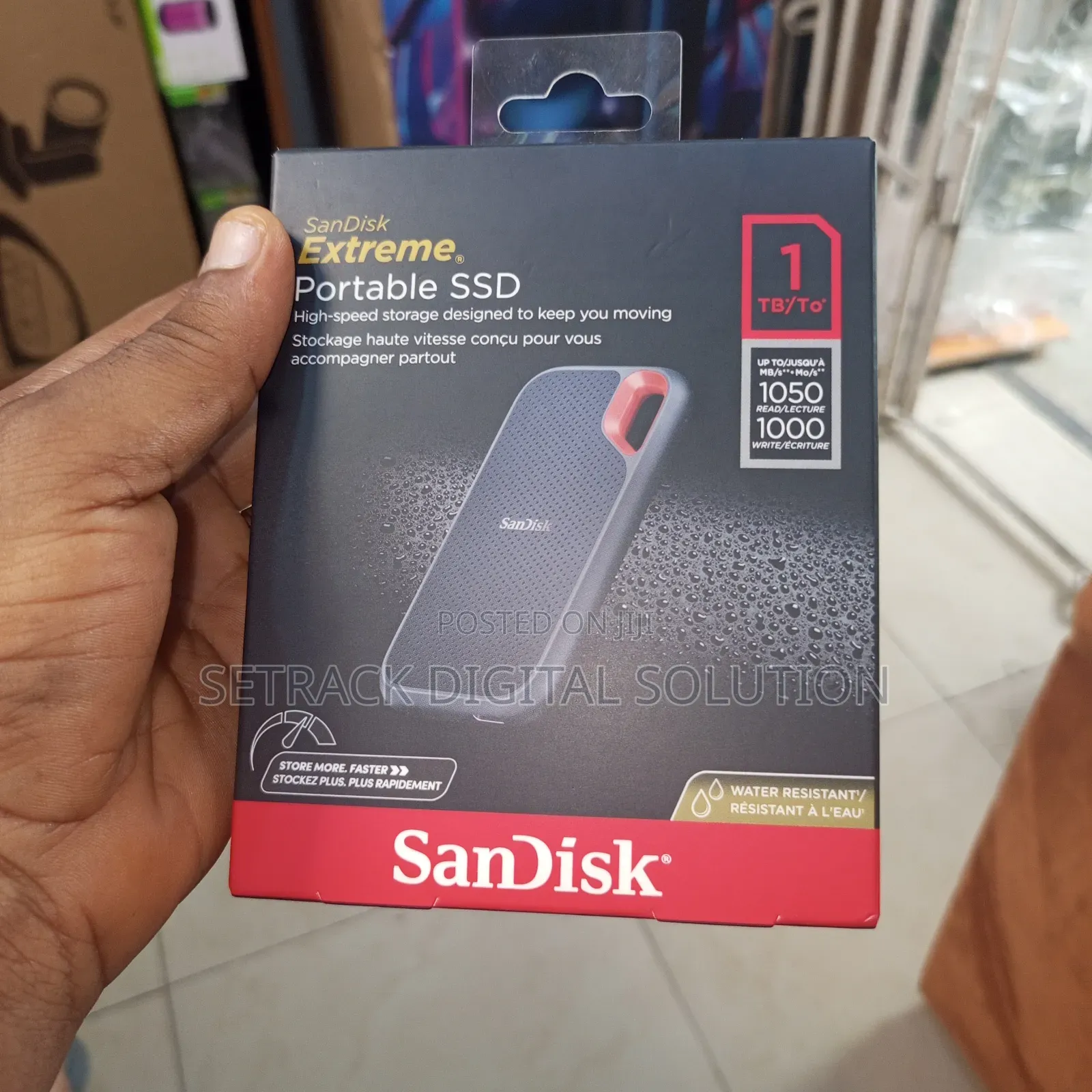 Sandisk Extreme Portable 1tb SSD Up to 1050mbps